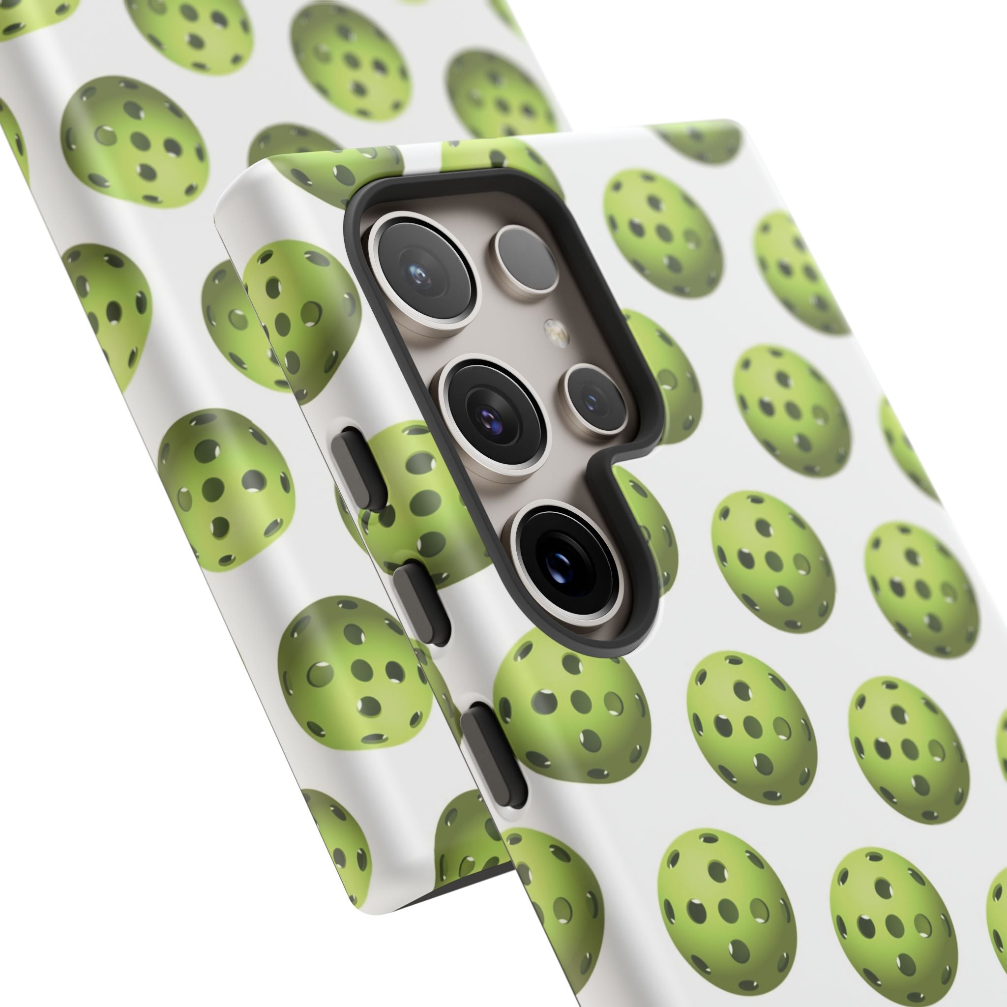 Pickleball Pattern Phone Cover (on White)