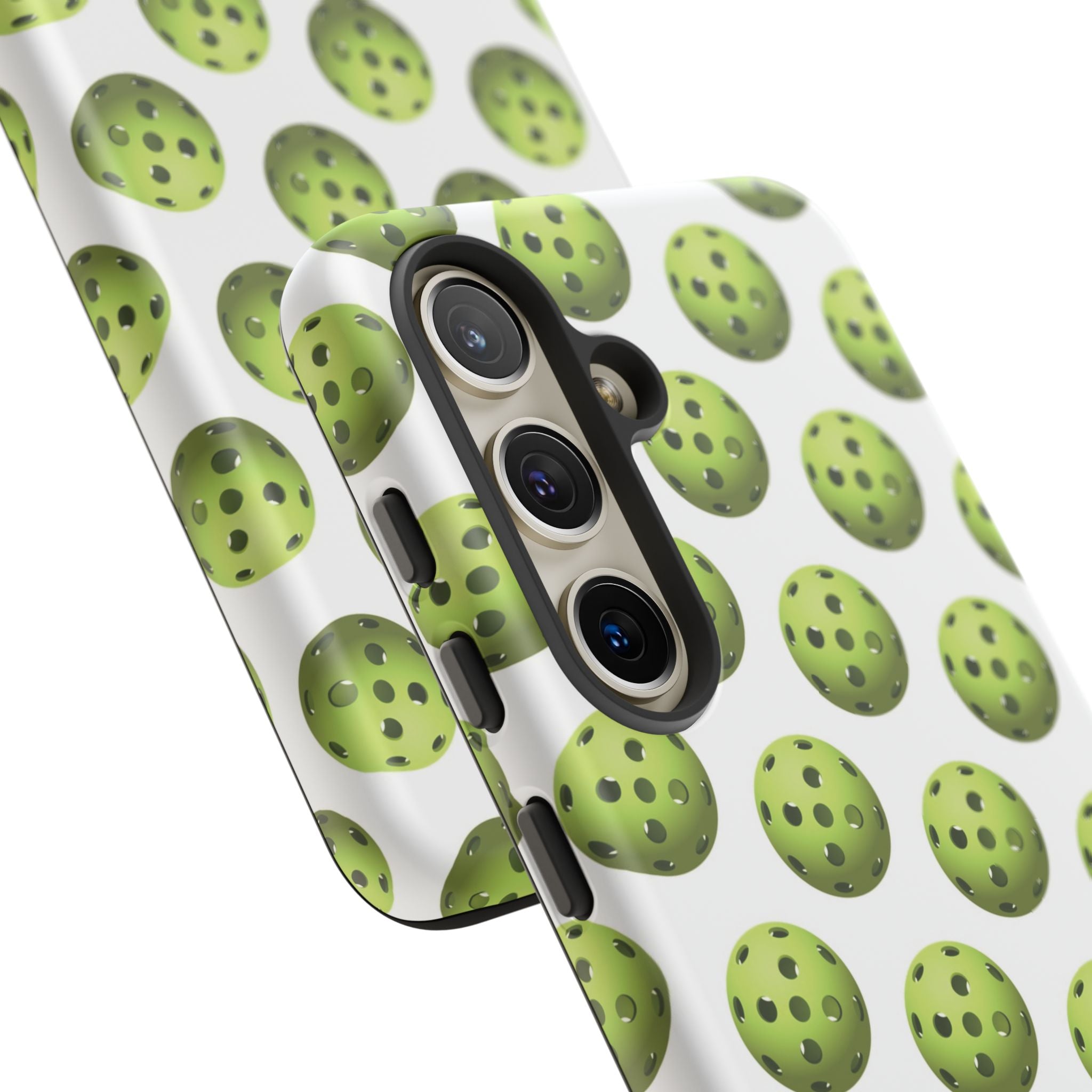 Pickleball Pattern Phone Cover (on White)