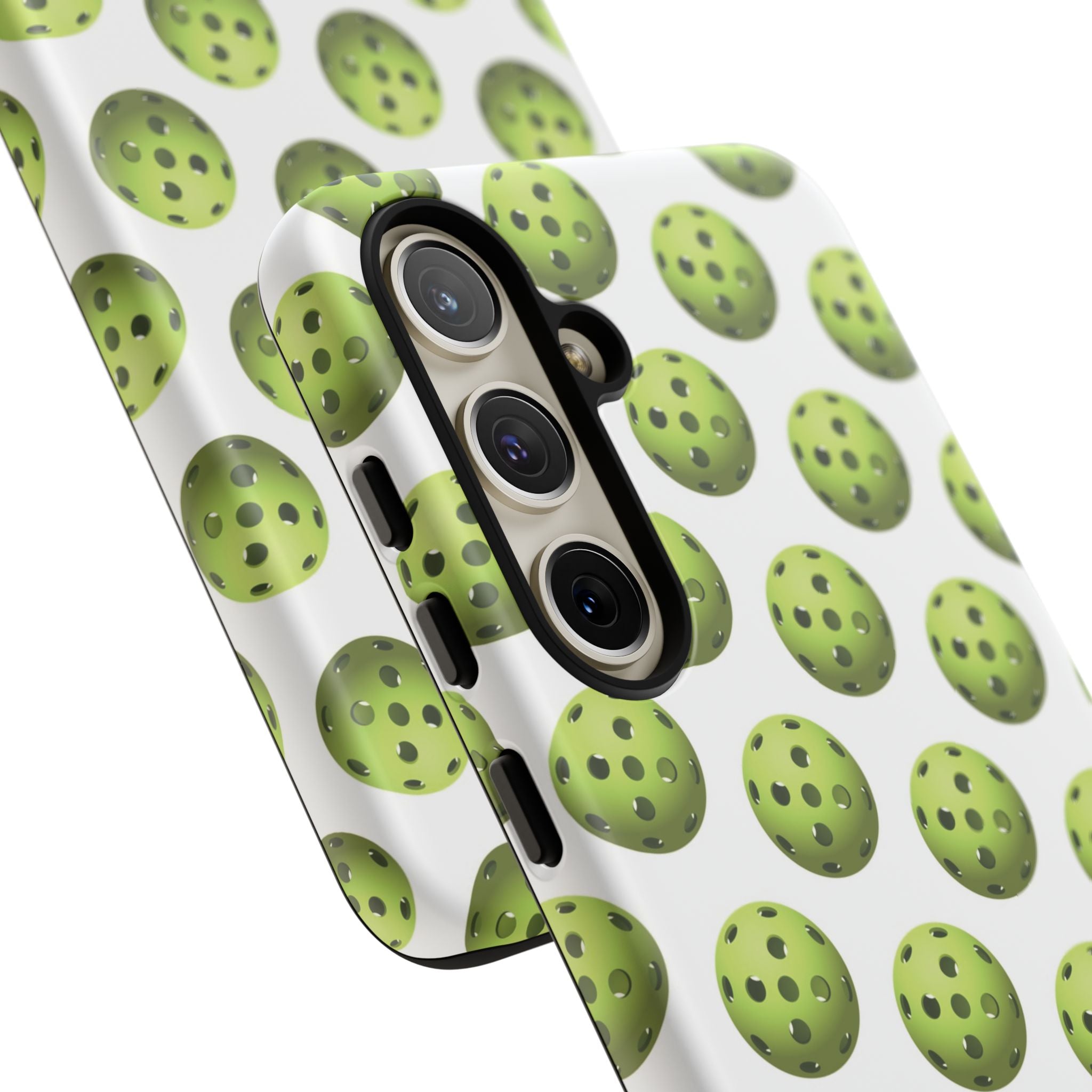 Pickleball Pattern Phone Cover (on White)