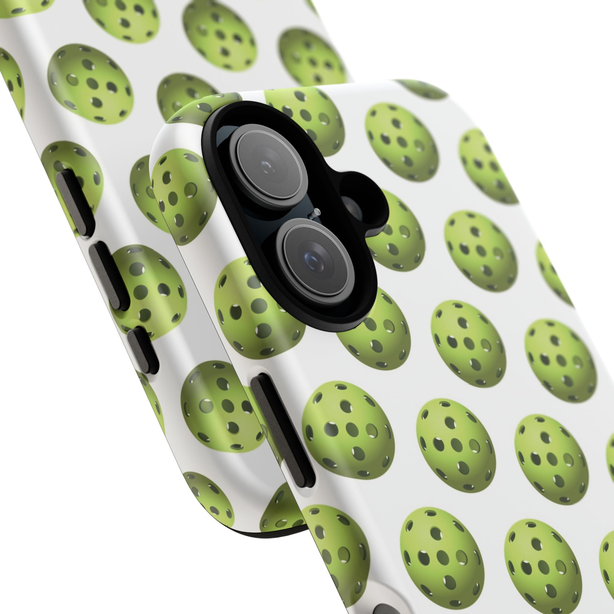 Pickleball Pattern Phone Cover (on White)
