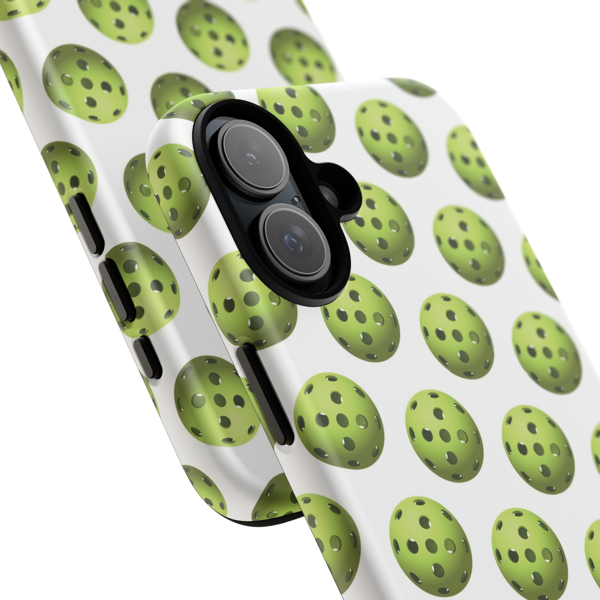 Pickleball Pattern Phone Cover (on White)