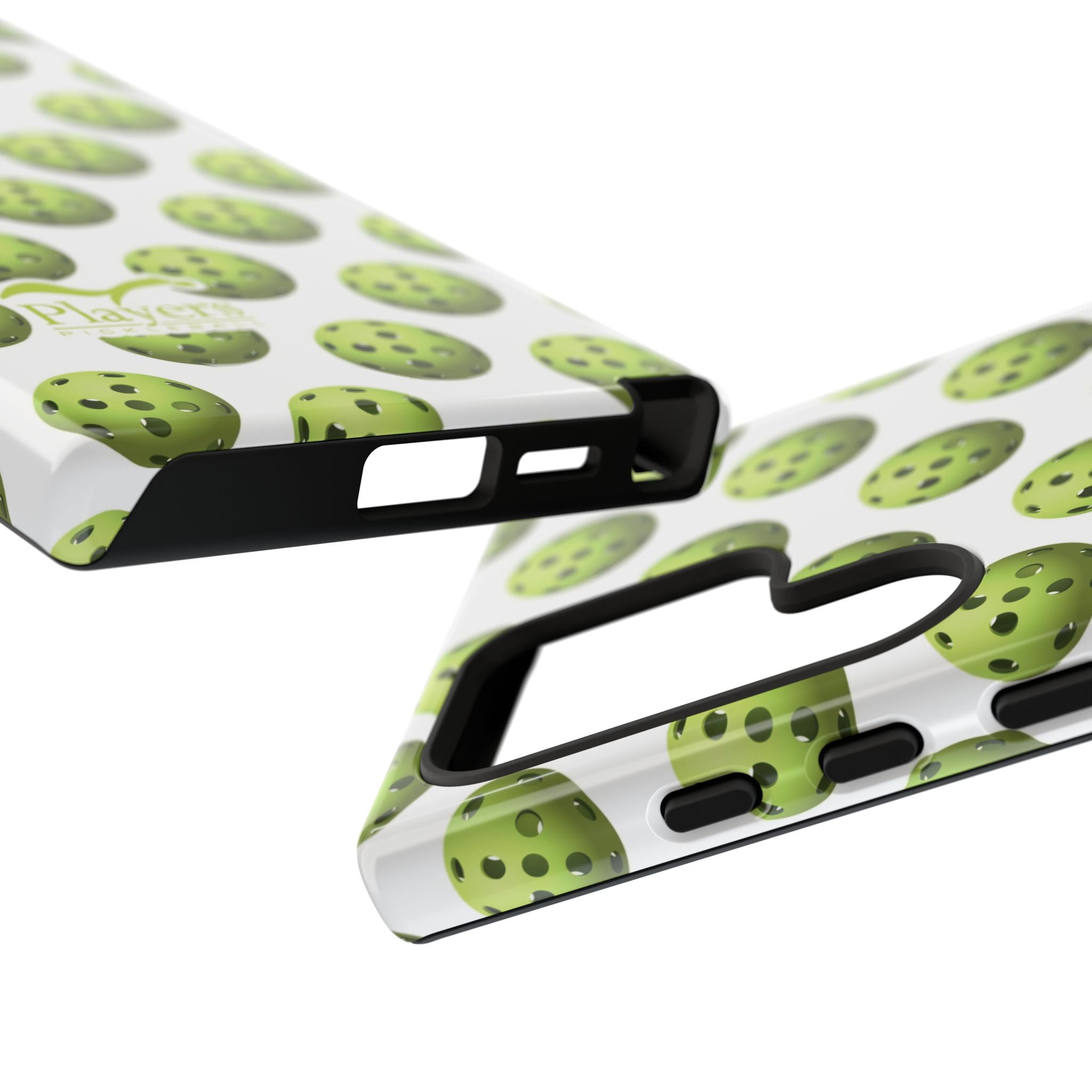 Pickleball Pattern Phone Cover (on White)