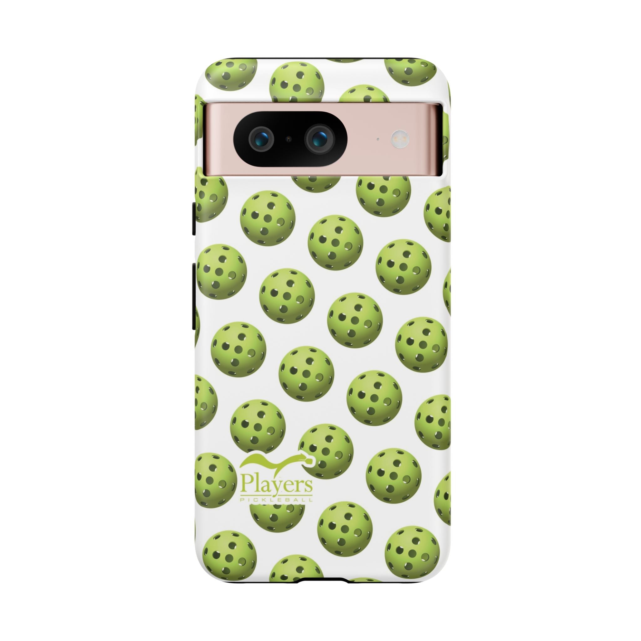 Pickleball Pattern Phone Cover (on White)