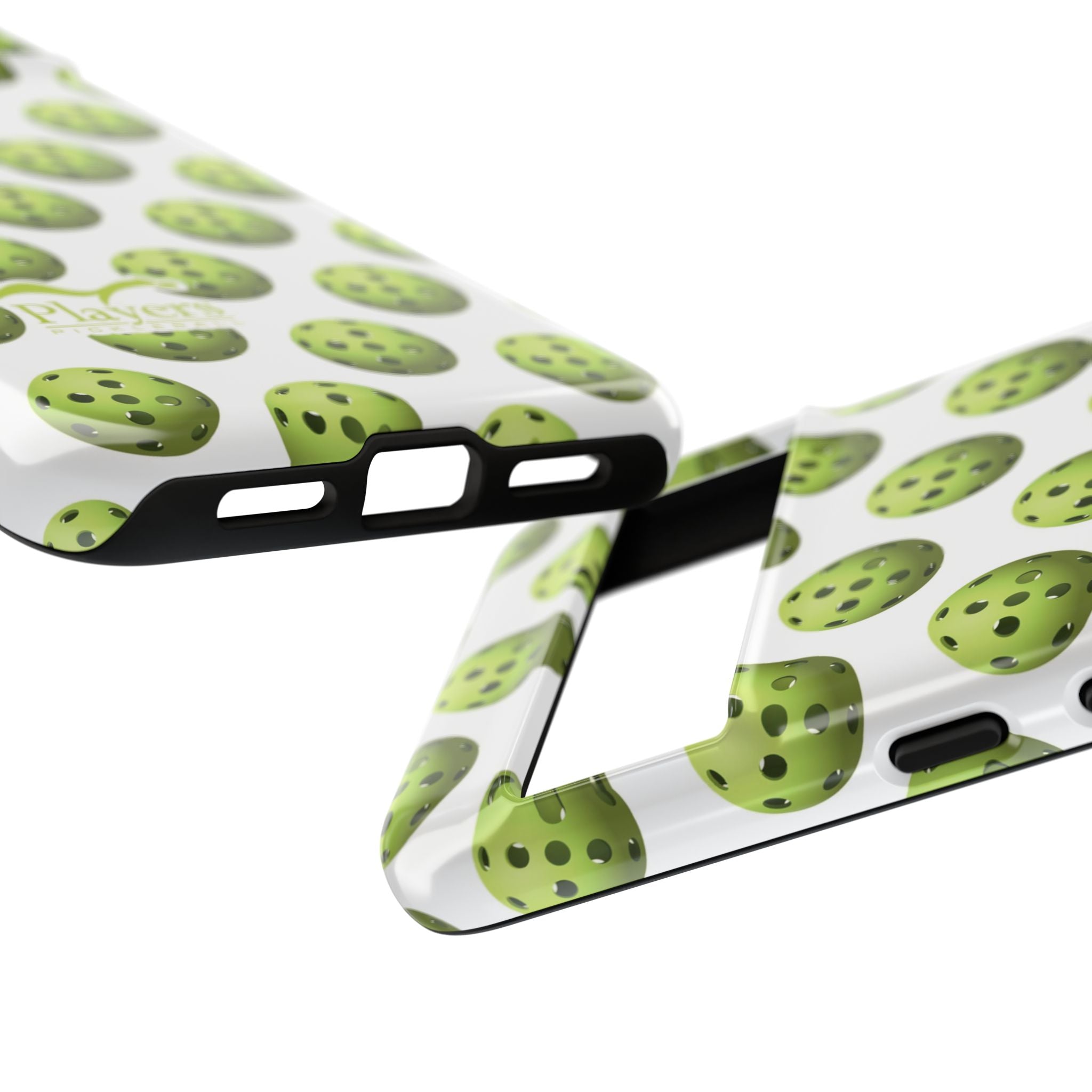 Pickleball Pattern Phone Cover (on White)