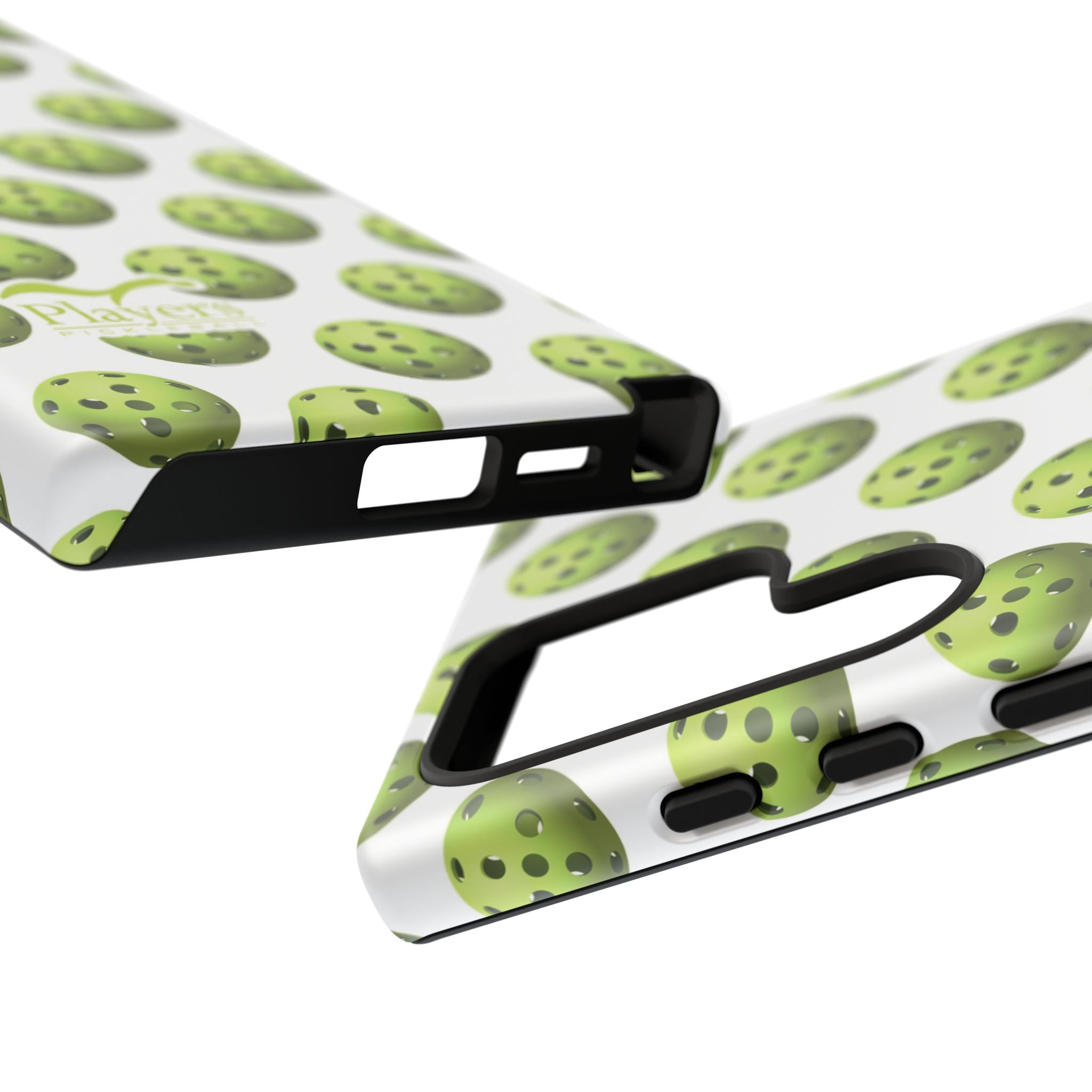 Pickleball Pattern Phone Cover (on White)