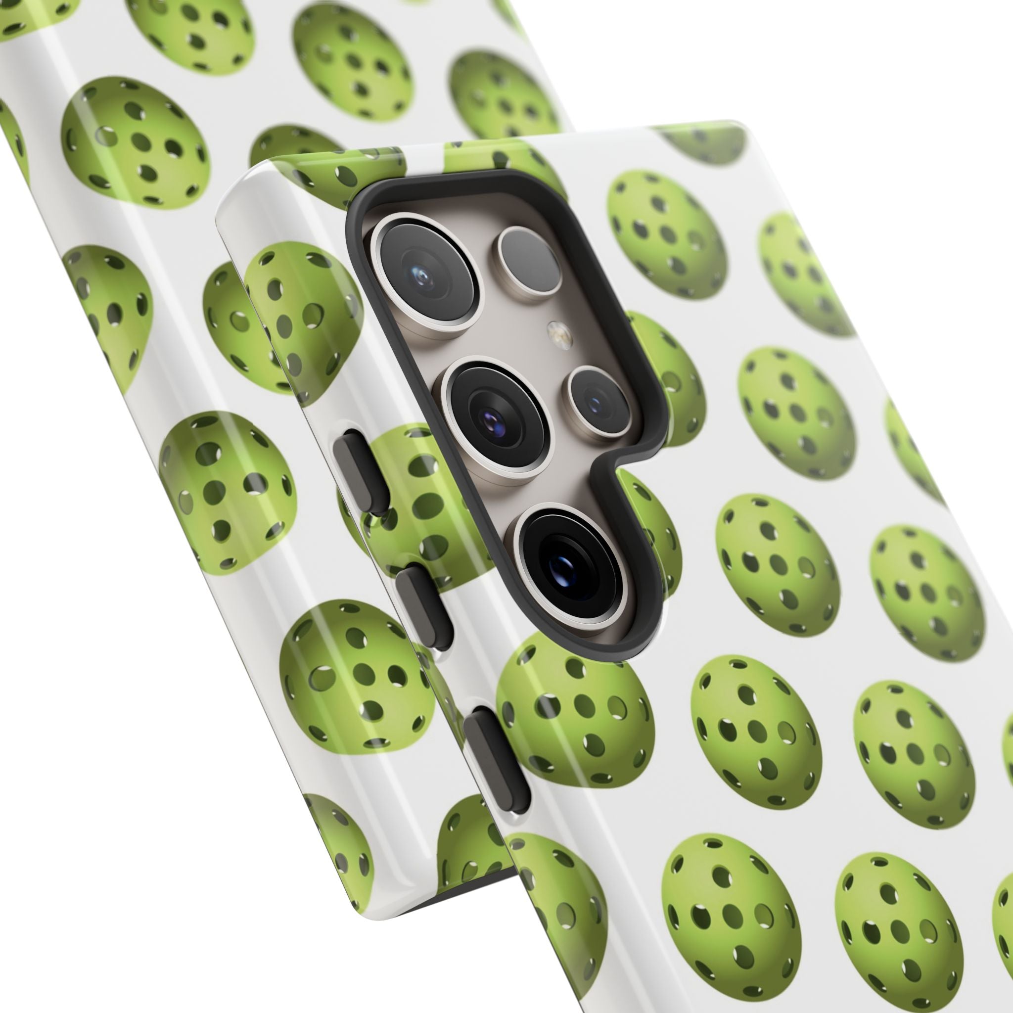 Pickleball Pattern Phone Cover (on White)