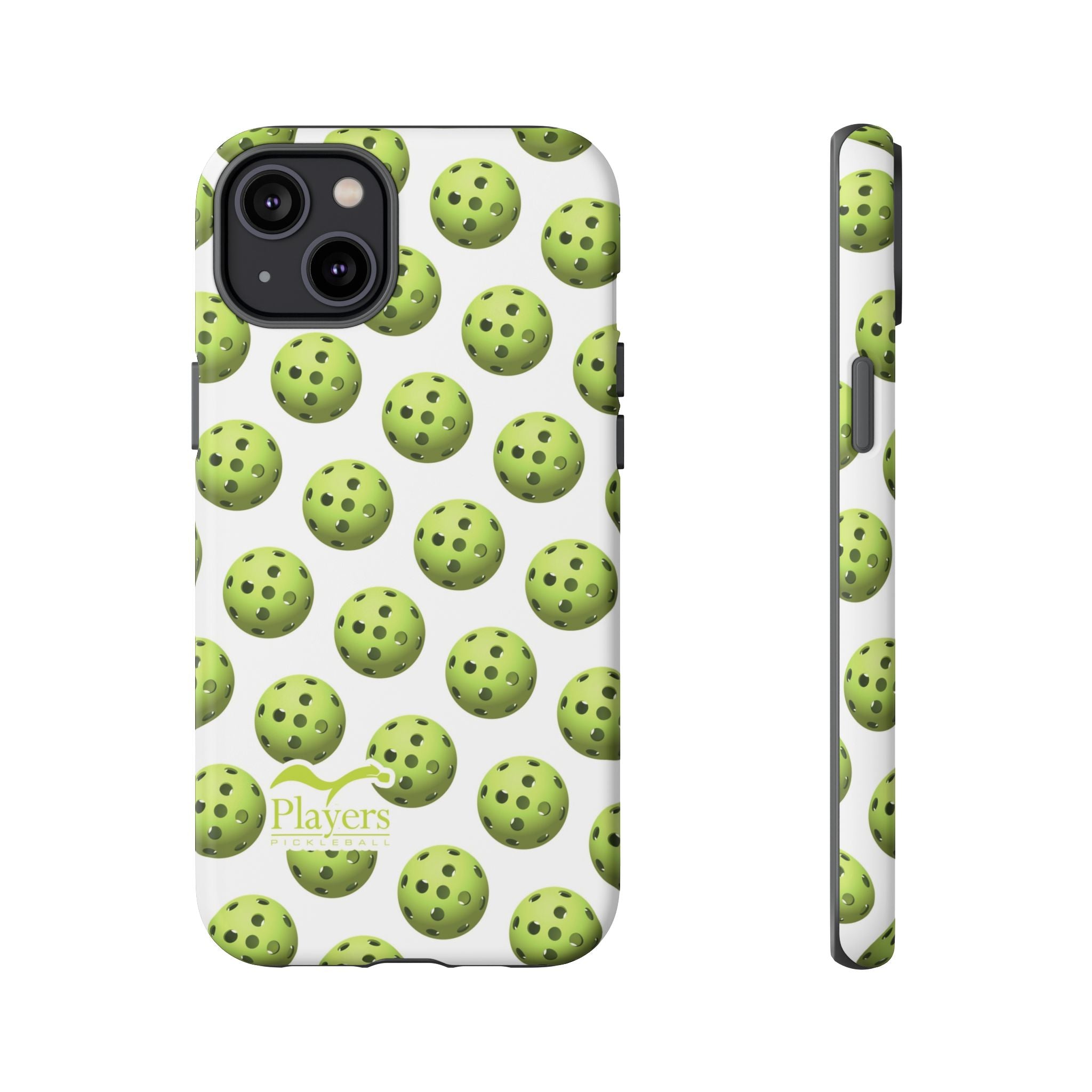 Pickleball Pattern Phone Cover (on White)