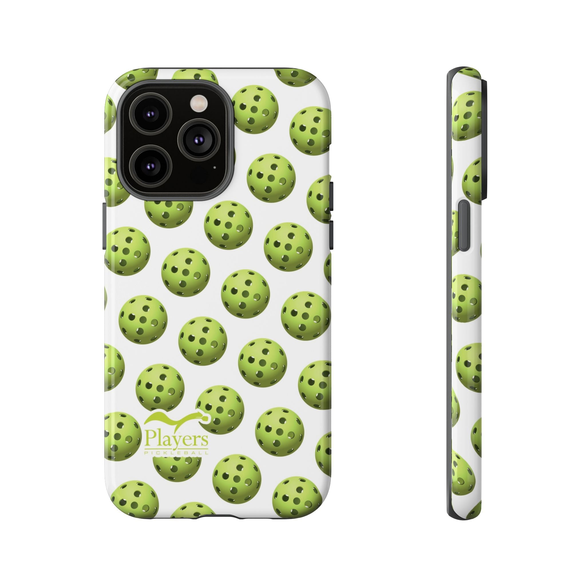 Pickleball Pattern Phone Cover (on White)