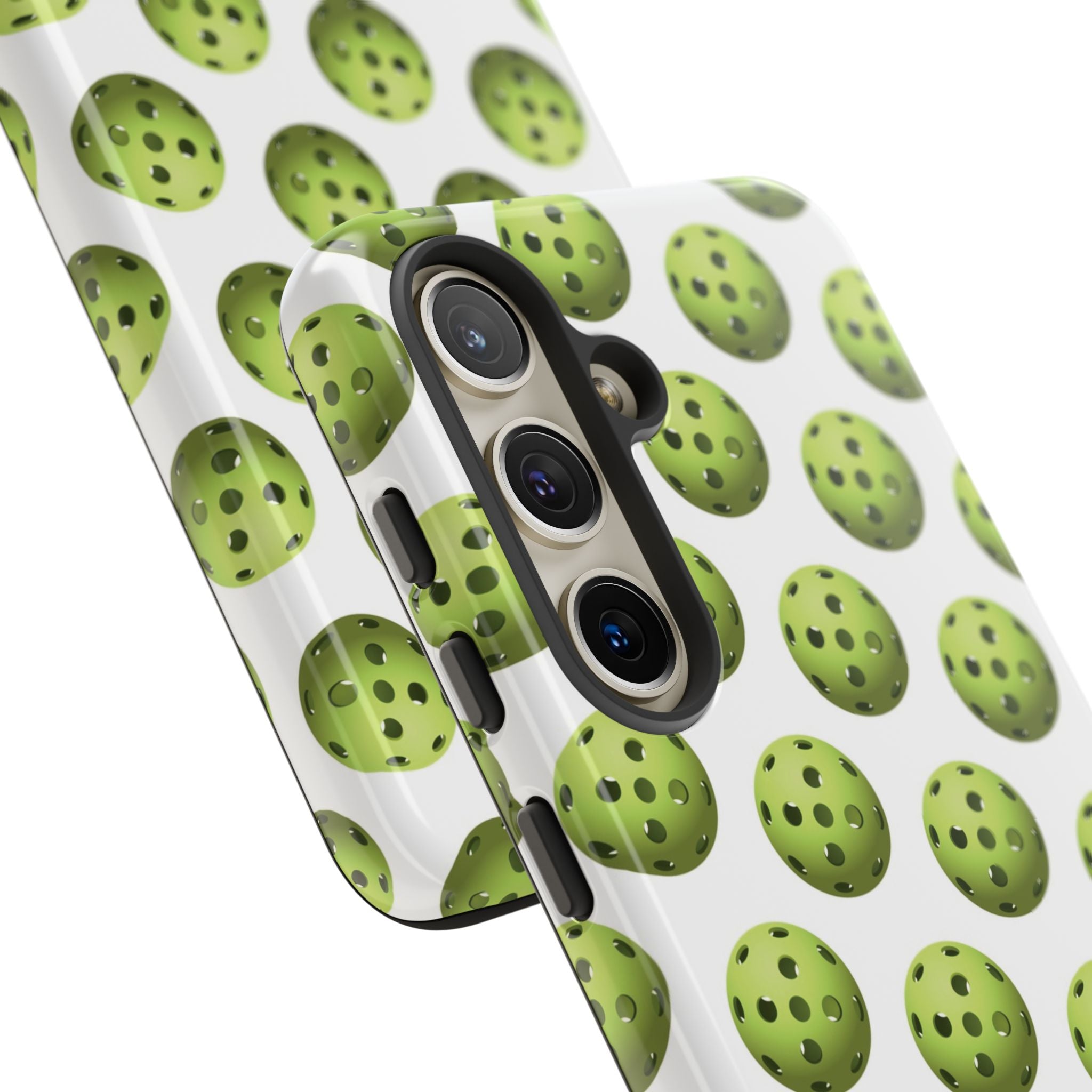 Pickleball Pattern Phone Cover (on White)