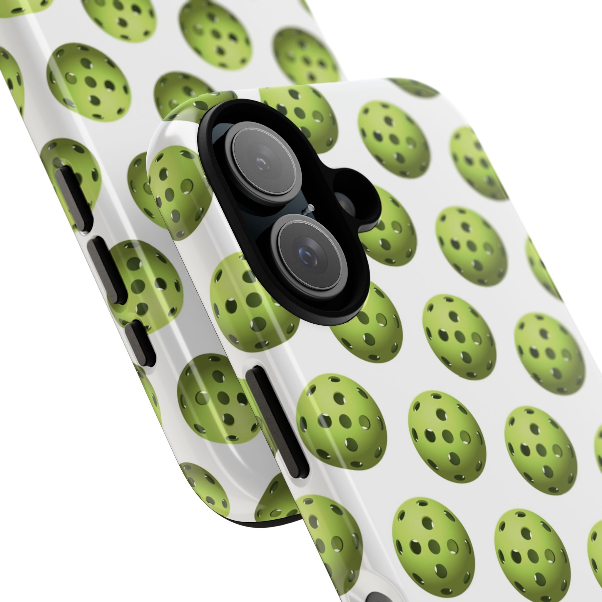 Pickleball Pattern Phone Cover (on White)