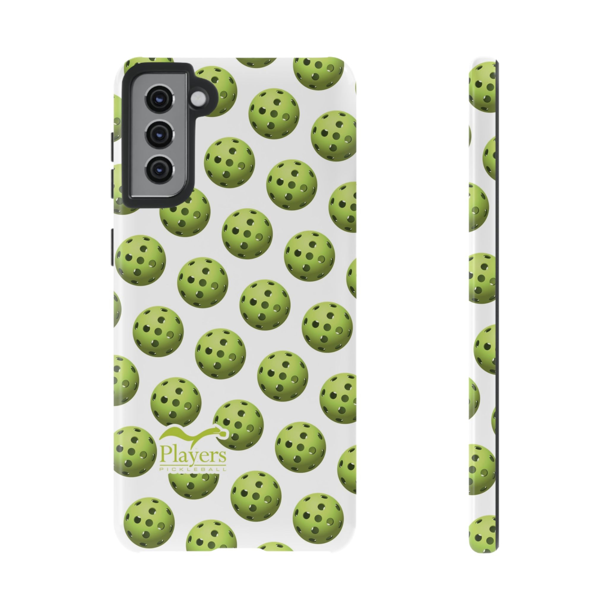 Pickleball Pattern Phone Cover (on White)