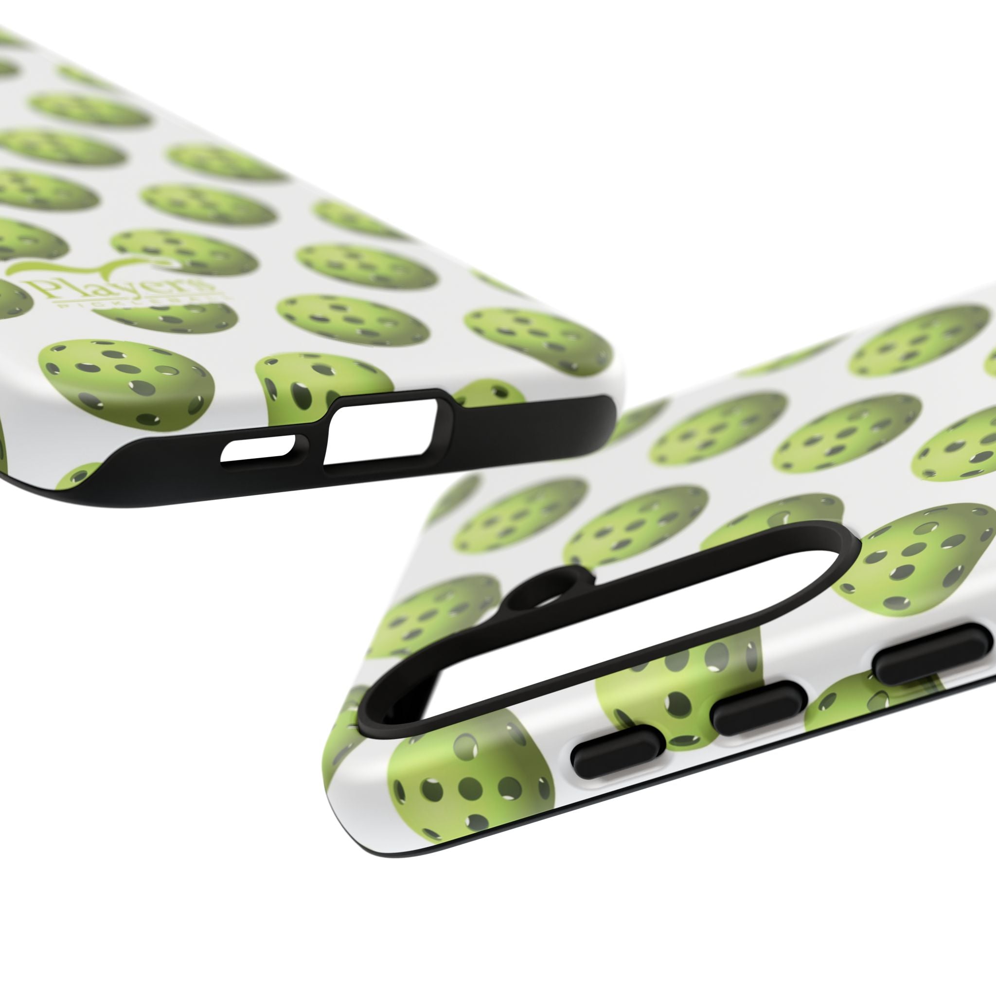 Pickleball Pattern Phone Cover (on White)