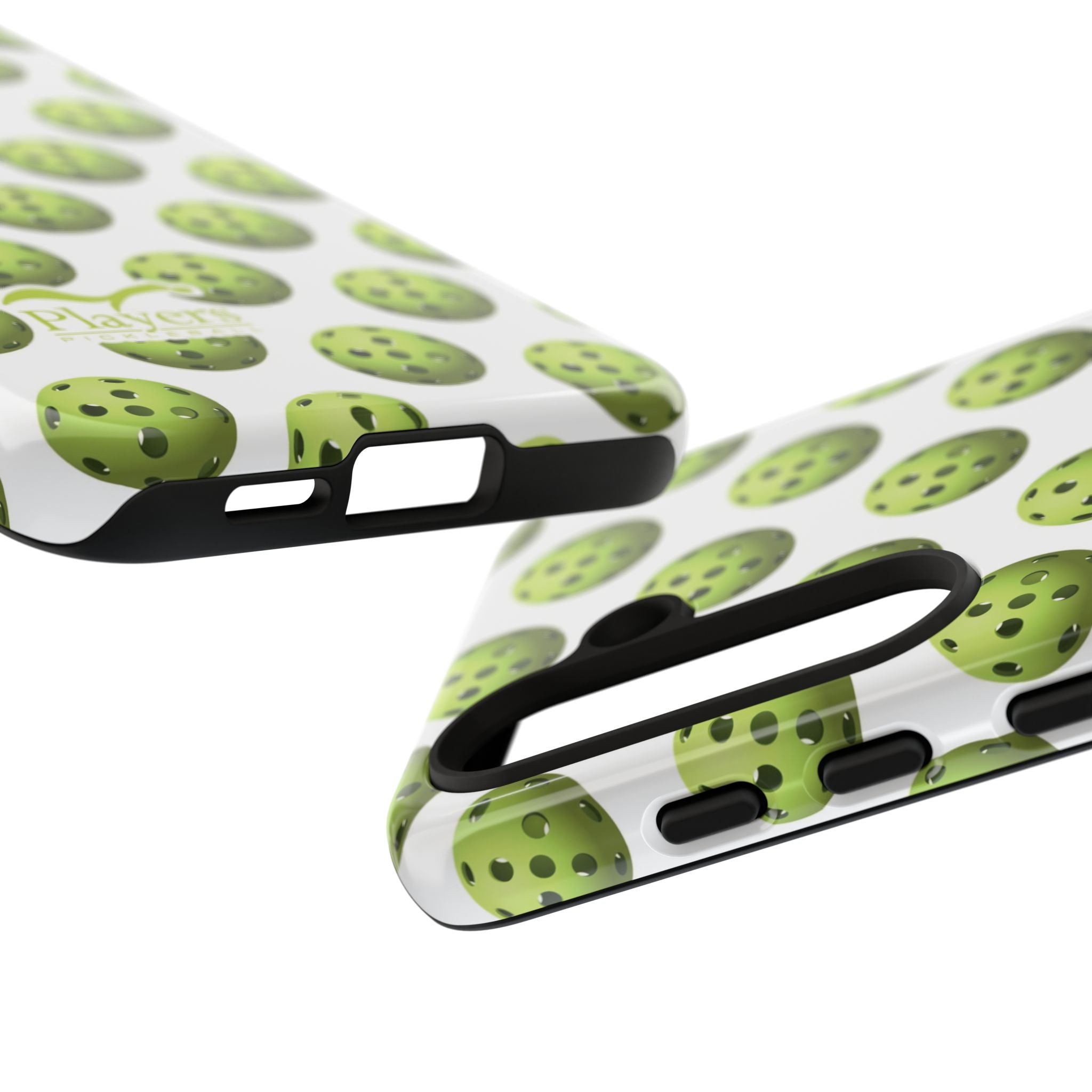 Pickleball Pattern Phone Cover (on White)