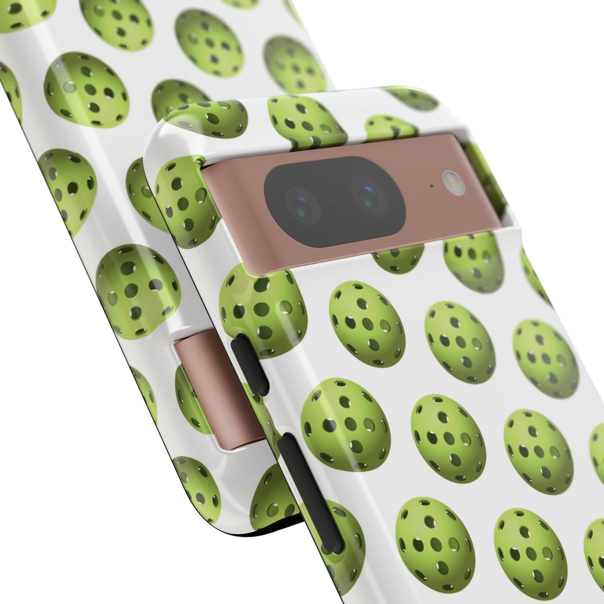 Pickleball Pattern Phone Cover (on White)
