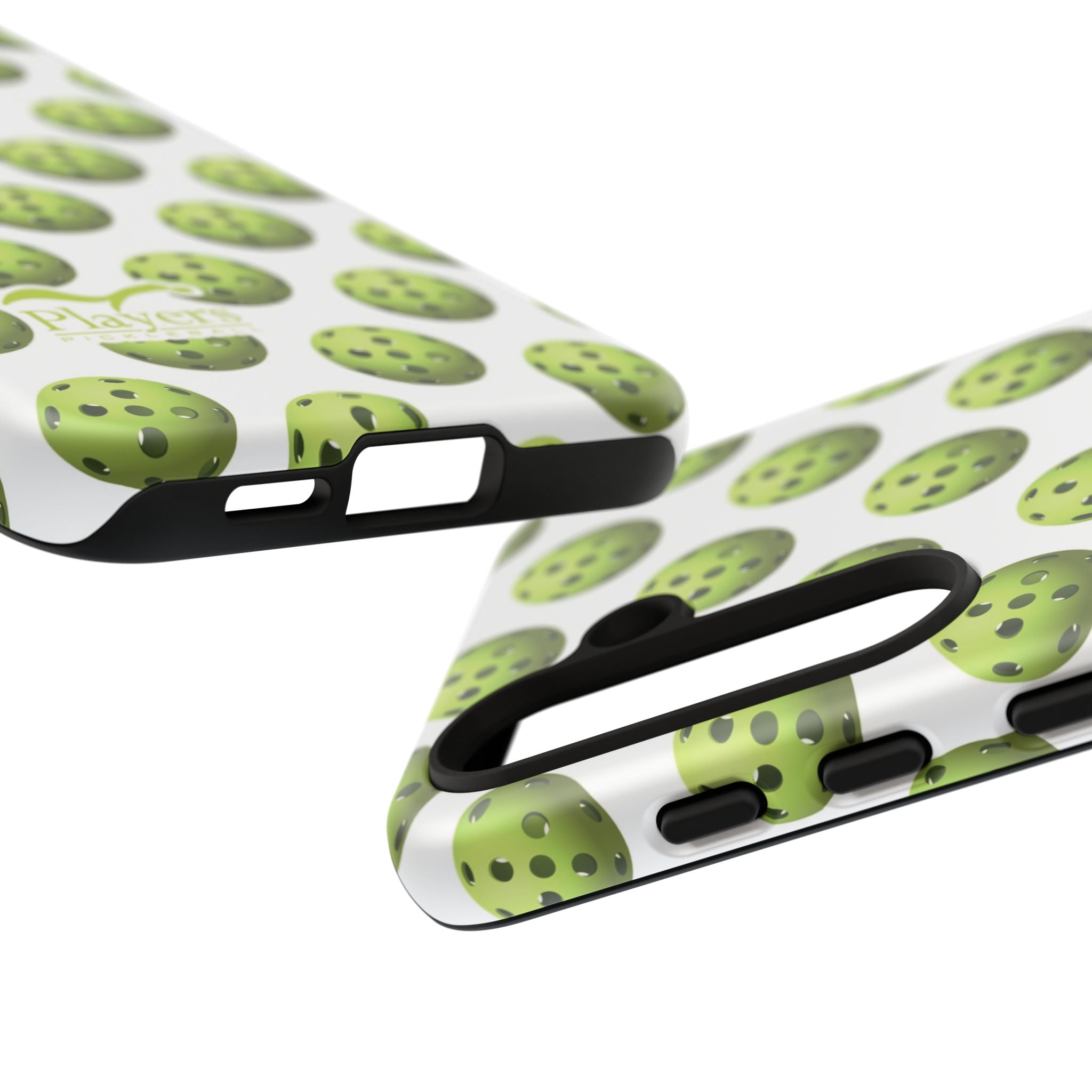 Pickleball Pattern Phone Cover (on White)