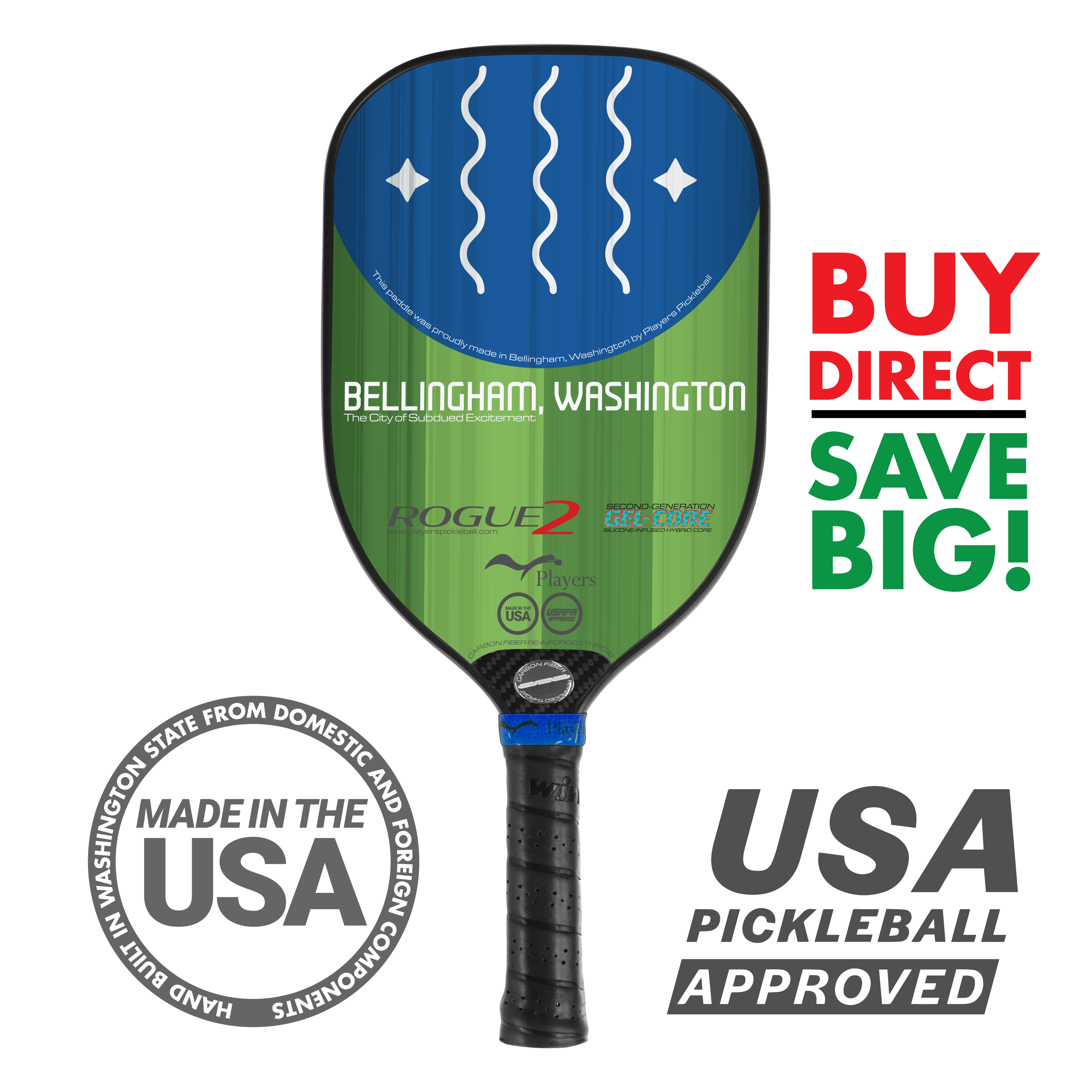 Rogue2 (Hybrid Shape) Gel-Core "Bellingham" Special Edition