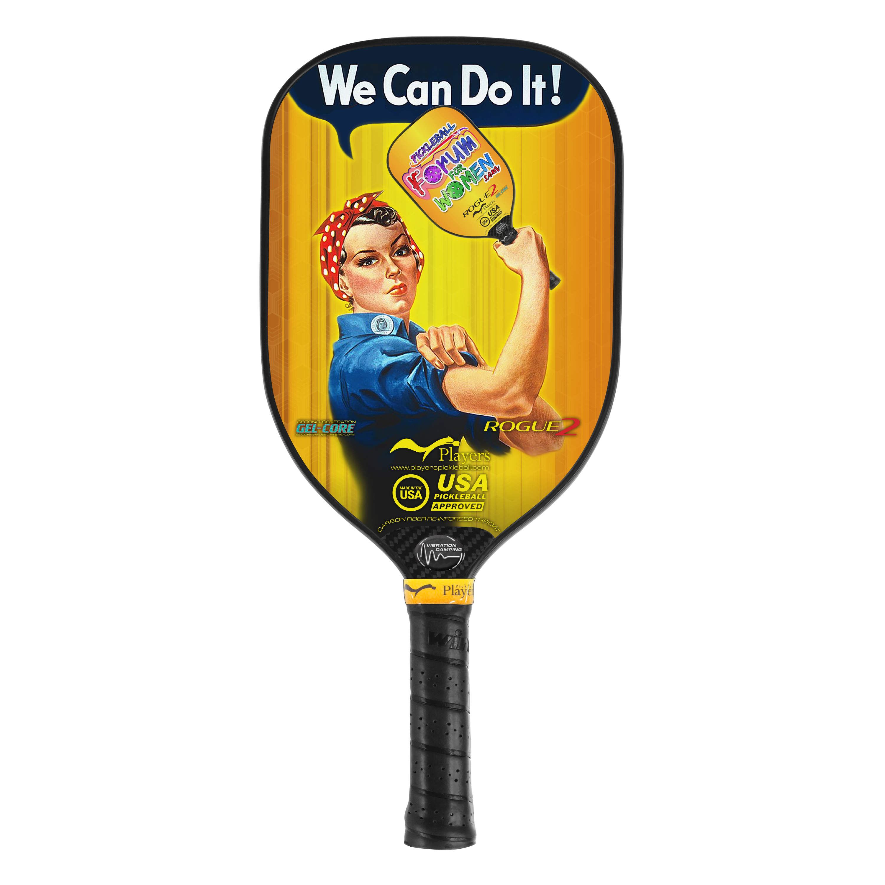 Rogue2 (Hybrid Shape)Gel-Core "Pickleball Forum for Women" Special Edition