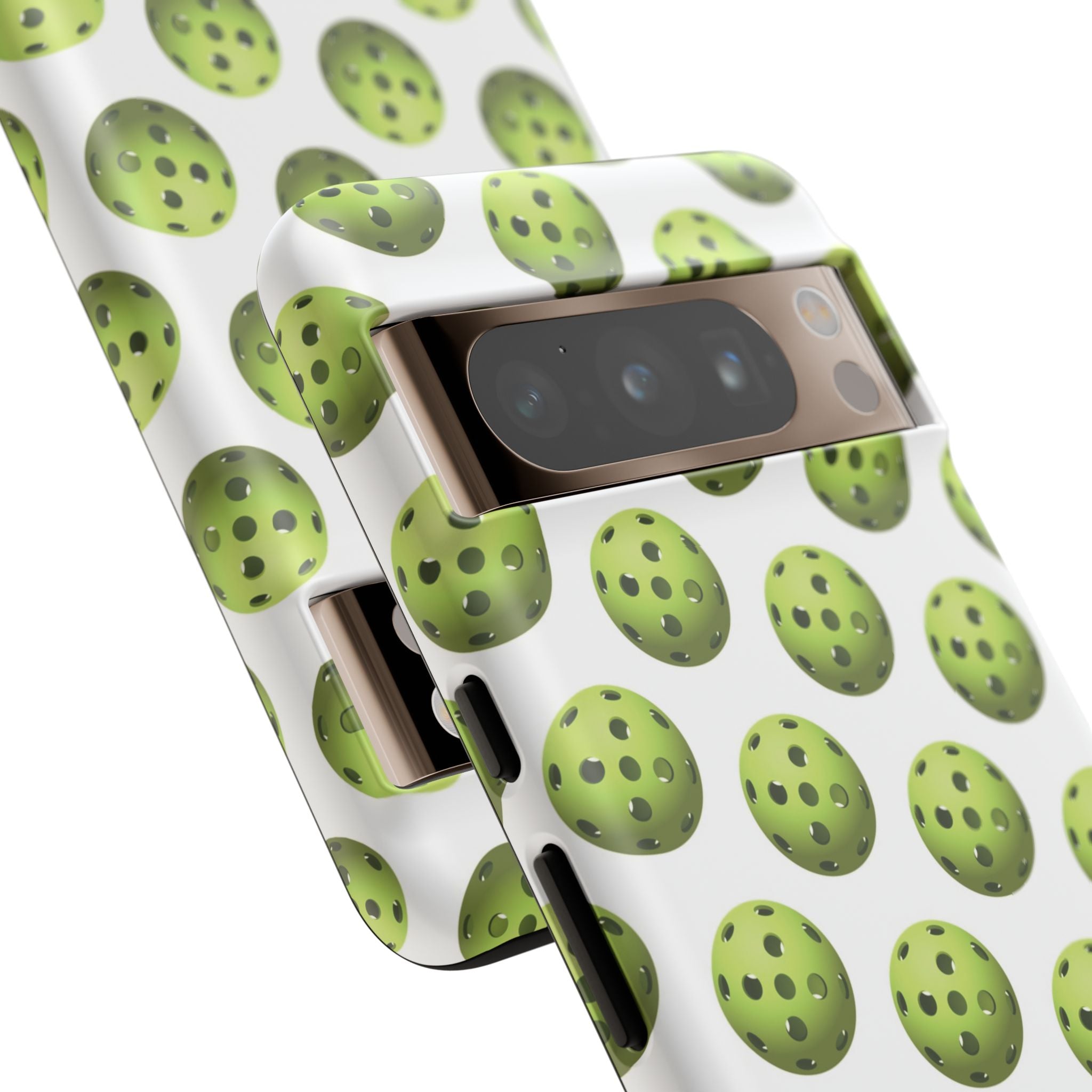 Pickleball Pattern Phone Cover (on White)