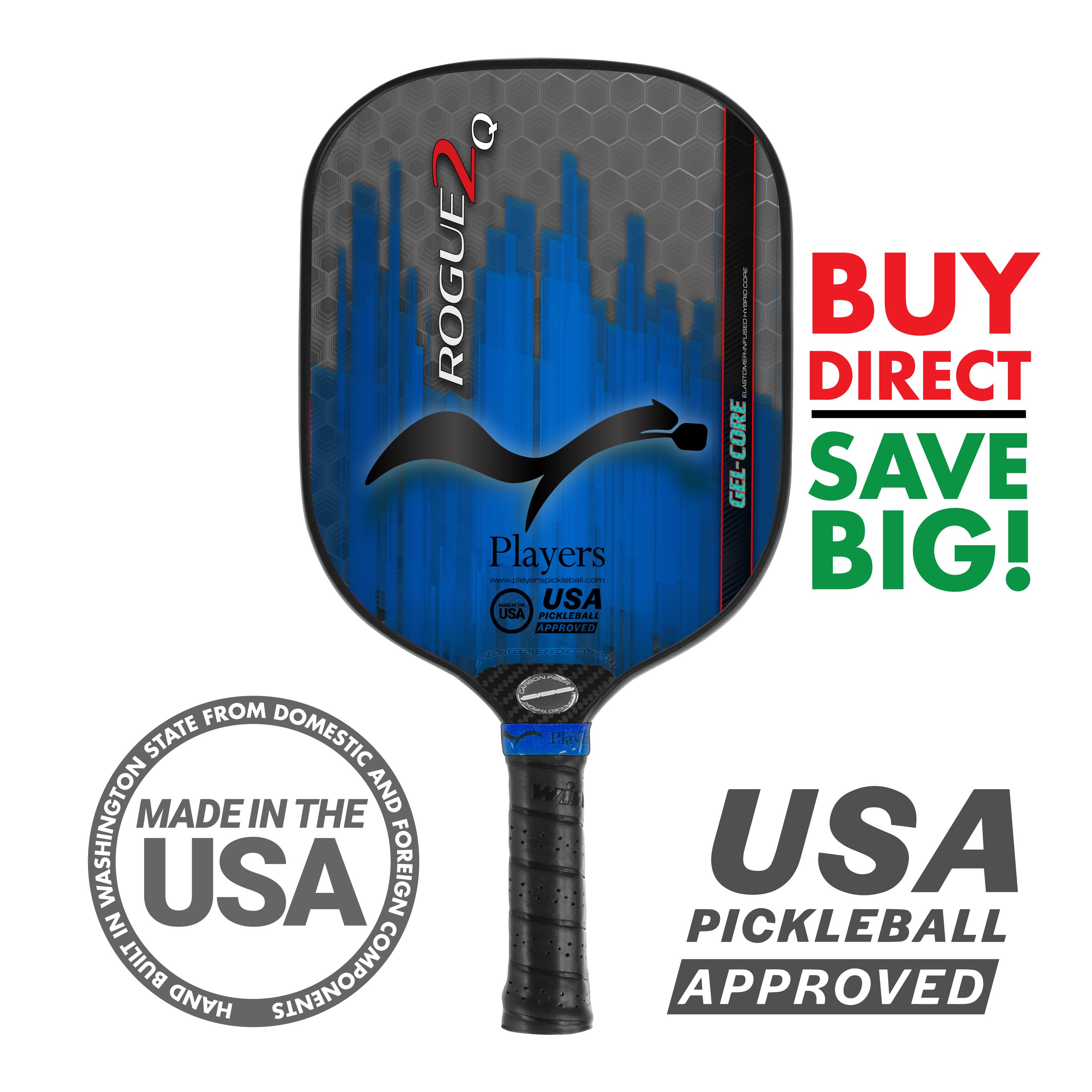 Rogue2Q (Quad Shape) Gel-Core
