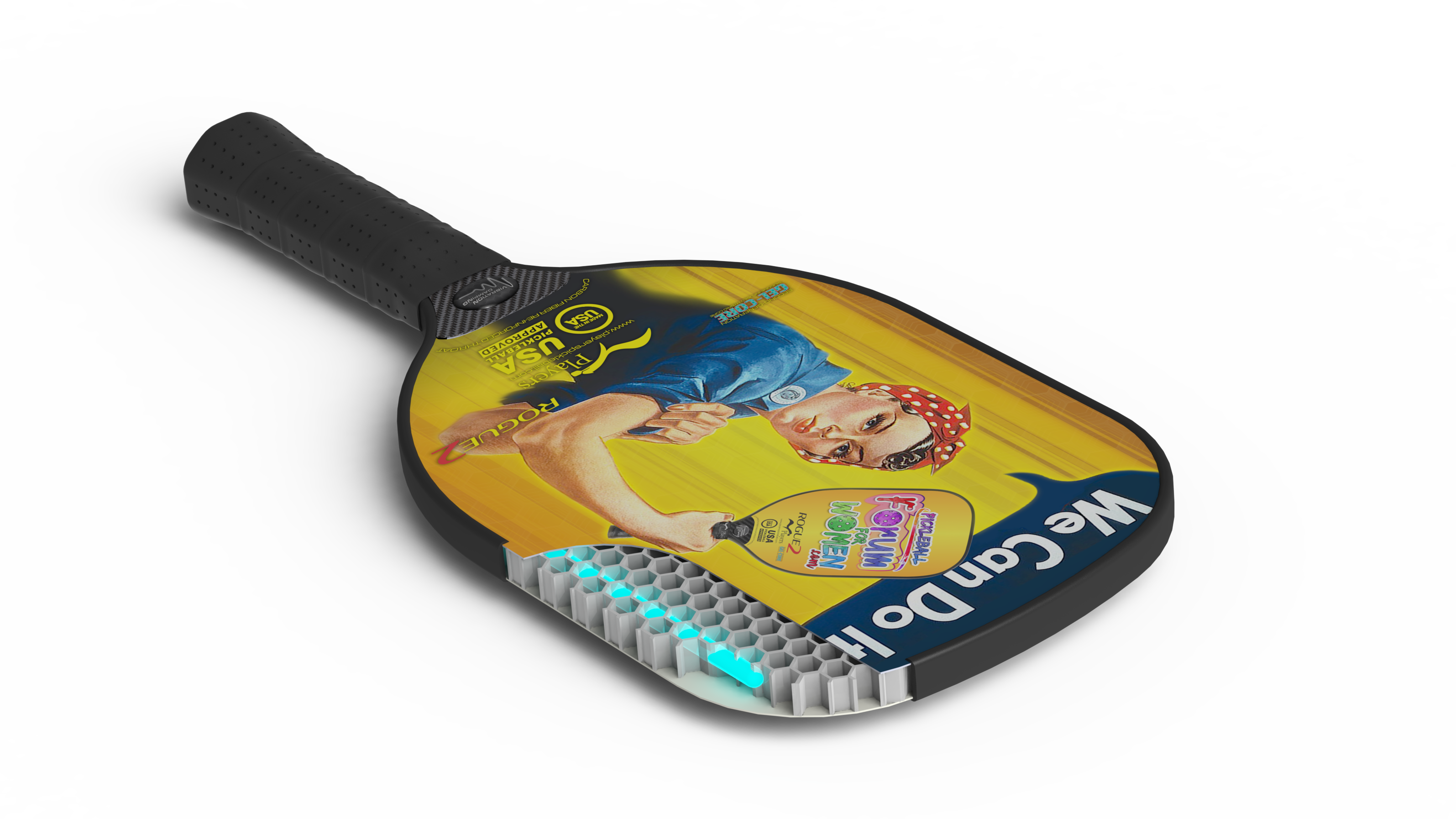 Rogue2  (Hybrid Shape)Gel-Core "Pickleball Forum for Women" Special Edition